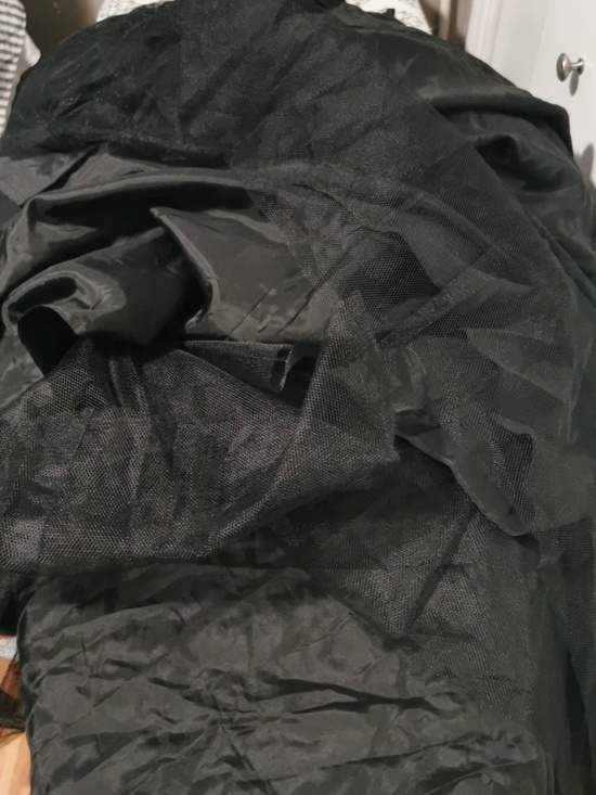 Adrianna Papell Black Strapless A-Line Gown with Beaded Waistband. Crinoline. - Picture 12 of 12